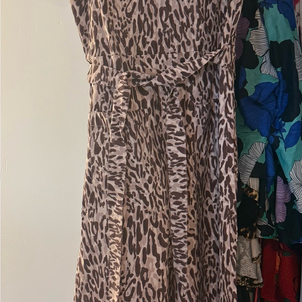 Maeve Animal Print jumpsuit